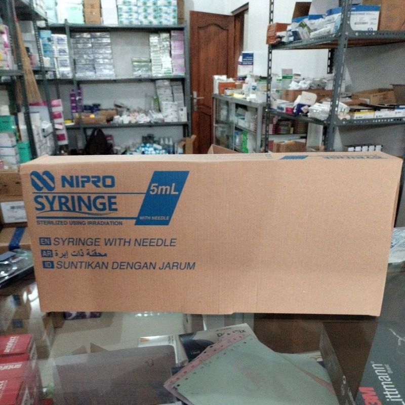 Spuit 5ml Nipro 1box isi 100pcs