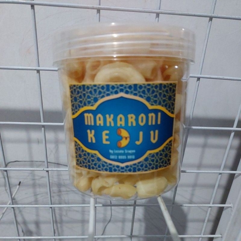 

Lezato Sragen Makaroni Keju 150 gr Camilan Hampers Toples Jar