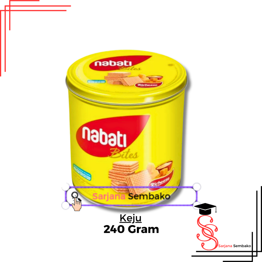 

Nabati Richeese Wafer Keju - 1 Kaleng