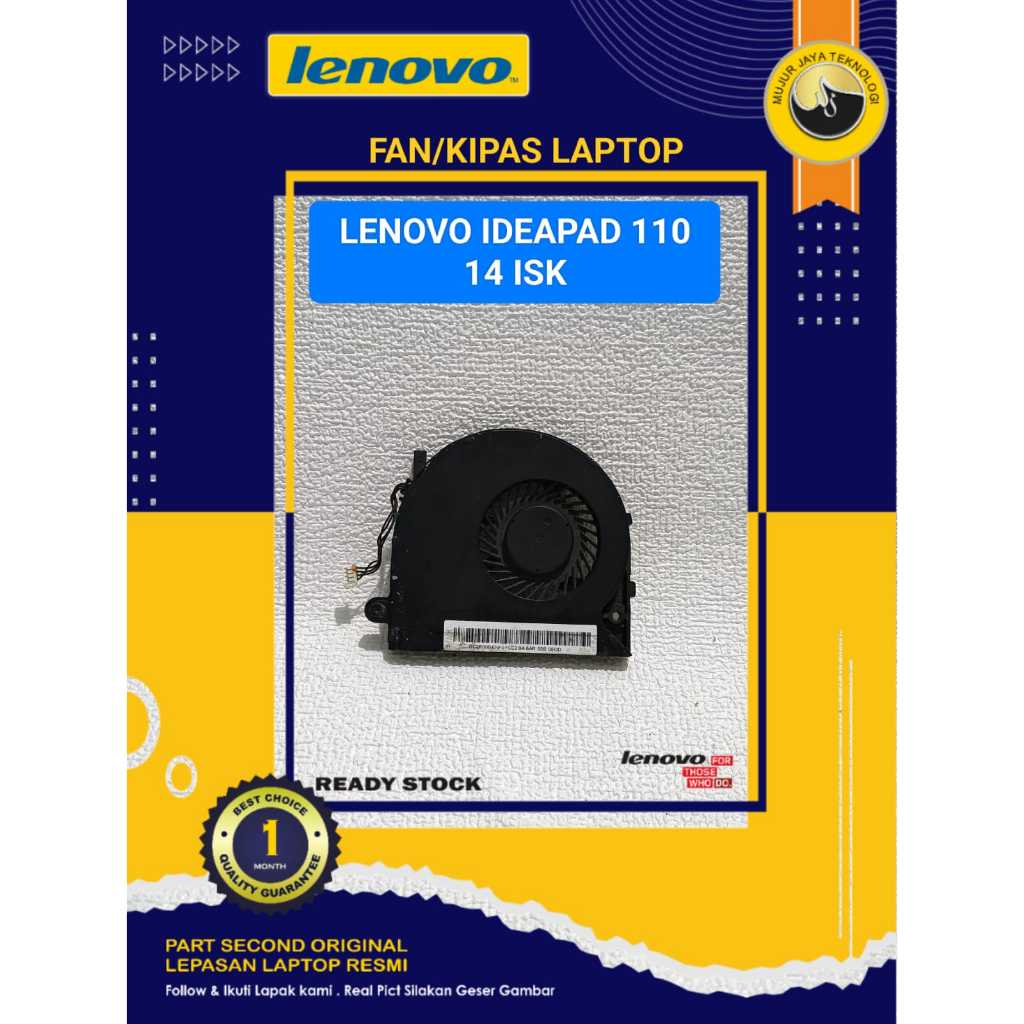 Fan HSF Heatsing Kipas Cooler Laptop Lenovo Ideapad 110 14 ISK  110 15ISK Second Normal Tested