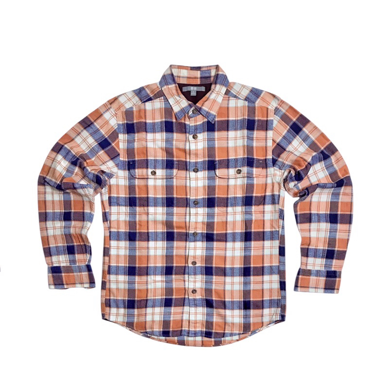 Uniqlo Double Pocket Plaid Flannel