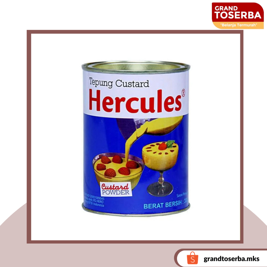 

Hercules Tepung Custard 300g Bubuk Vla Instant Custard Powder