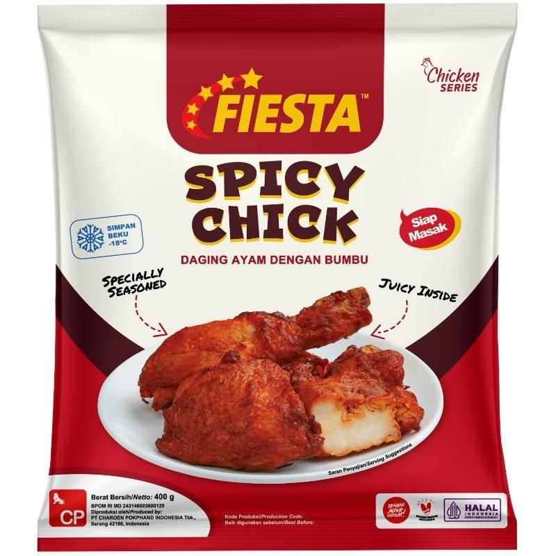 

FIESTA SPICY CHICK / DAGING AYAM DENGAN BUMBU 400GR