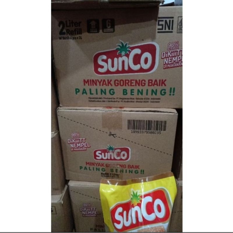 

Minyak goreng Sunco 2Liter 1 Karton/Dus