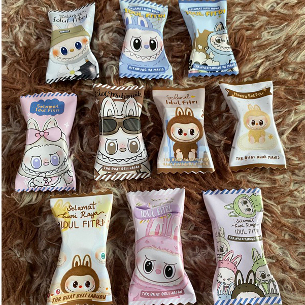 

Amplop Model Permen Edisi LABUBU Viral Lebaran Idul Fitri 1 Pack Isi 10pcs THR Banyak Motif Dan Karakter