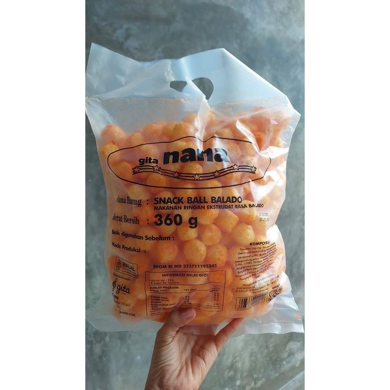 

Snack ball balado Nana 360gr