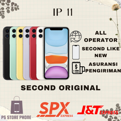 IPhone 11 64GB/128GB/BH:90%atas BEKAS/SECOND/ORIGINAL/LIKE NEW 99%