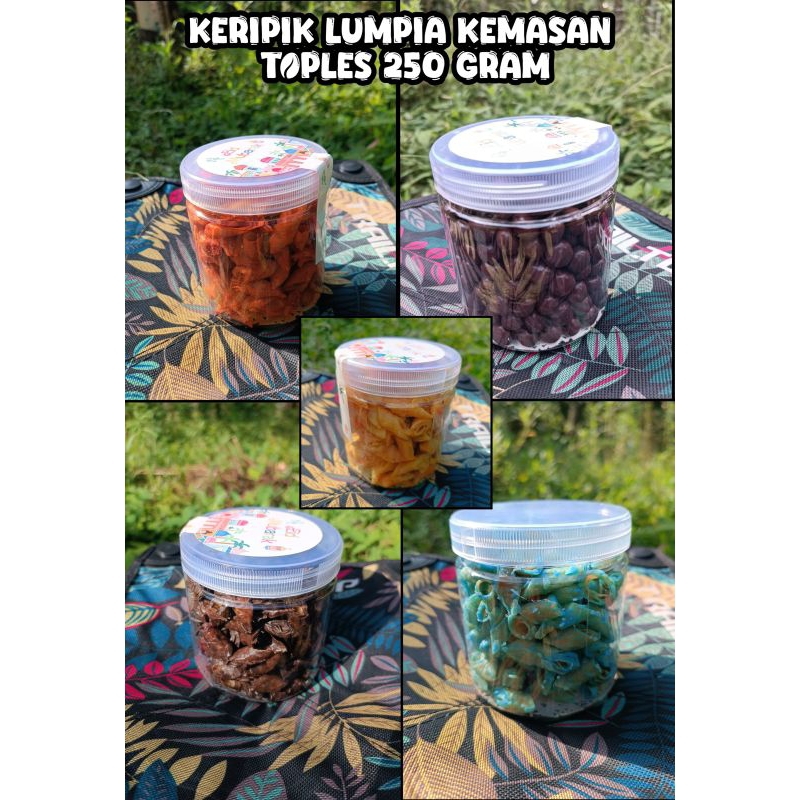 

KERIPIK LUMPIA KEMASAN TOPLES 600 ml