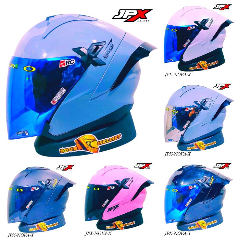 Helm JPX nova x n4 paket ganteng