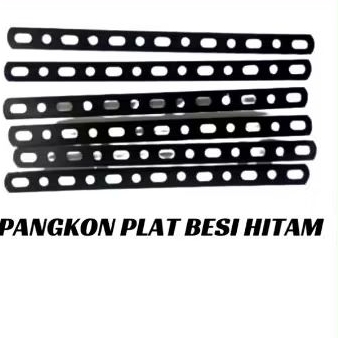plat bracket bolong lubang besi breket lampu tembak universal besi plat lubang plat