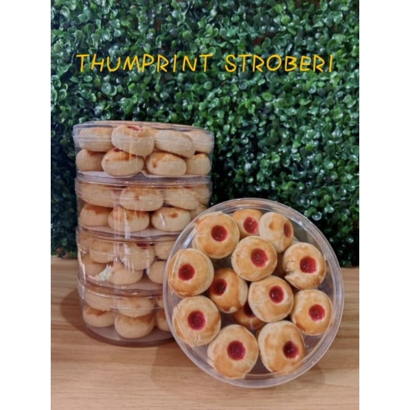 

Kue Thumprint Stroberi Kuker Lebaran 2025 Thumbrint Renyah Manis