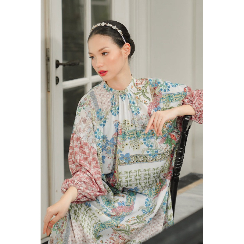 Benang Jarum - Serenity Soiree Maxi Dress - Ivory