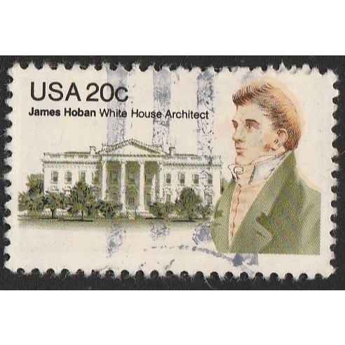 

A 11379 SATU BUAH PRANGKO AMERIKA TEMA JAMES HOBAN - WHITE HOUSE ARCHITECH DENGAN KONDISI SUDAH ADA CAP