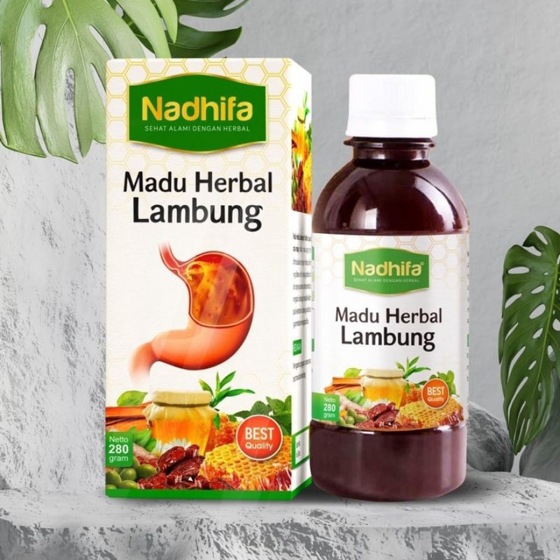 

MADU HERBAL LAMBUNG NADHIFA 280 GRAM (SPESIAL ATASI MAAG, GERD ASAM LAMBUNG & TIPES)