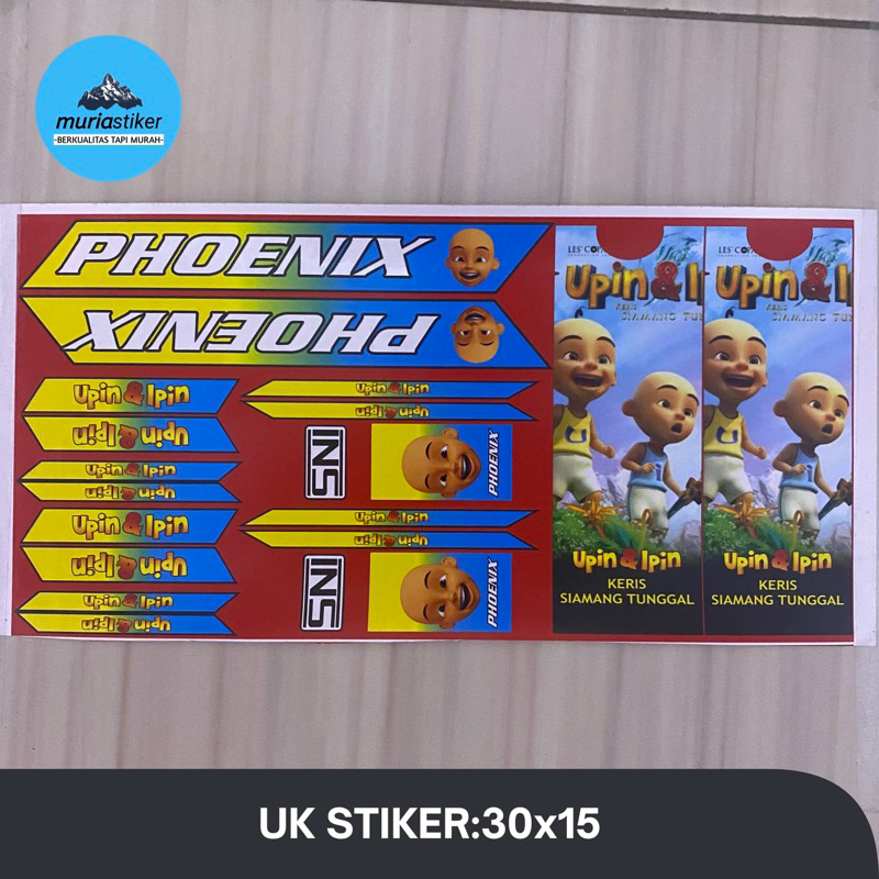

Stiker Stripping Sepeda Custom Phoenix Upin Ipin