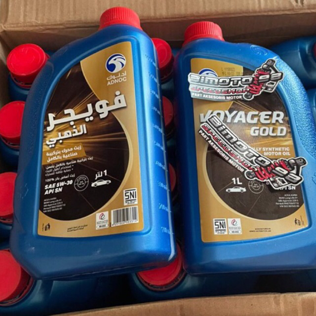 OLI  ADNOC GOLD OLI ADNOC VOYAGER GOLD 5W 30 ORIGINAL 100%