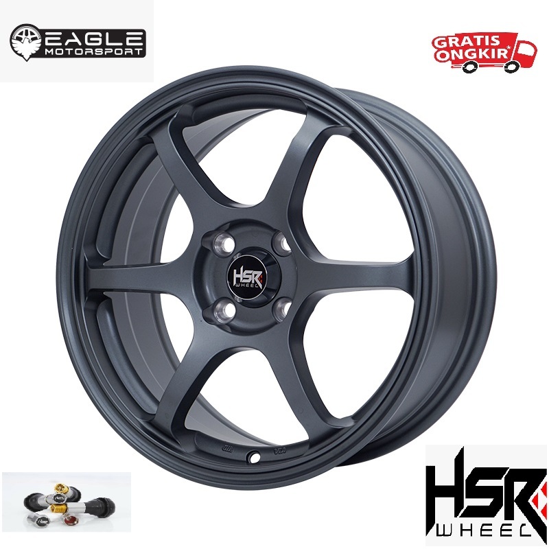 VELG Mobil Freed Swift Jazz Baleno R16 Type HSR Misaki Free Ongkir