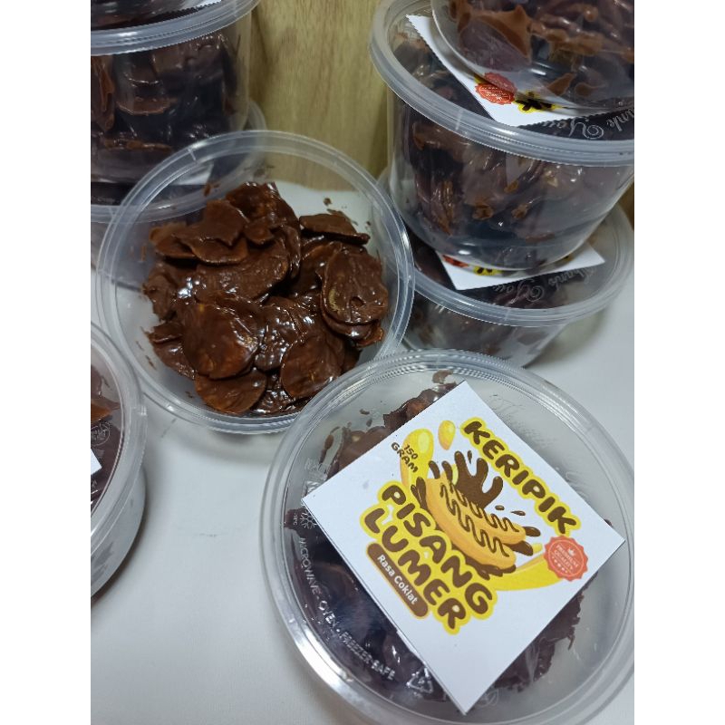 

(READYSTOCK)Keripik pisang coklat/matcha/stoberi/tiramisu lumer 150gram