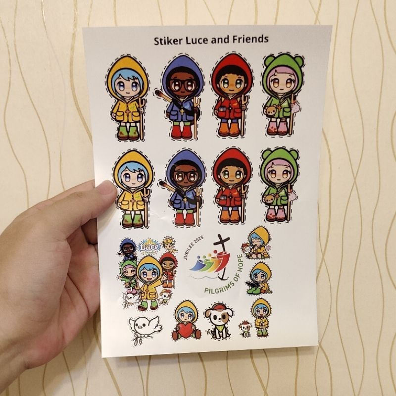 

Stiker Luce and Friends