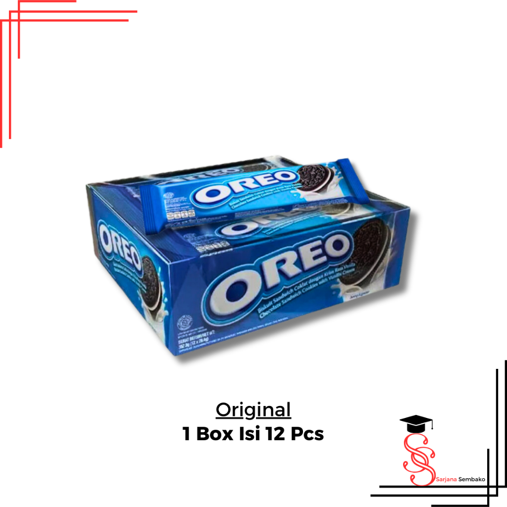 

Oreo Biscuit Sandwich Original - 1 Pack 12 Pcs