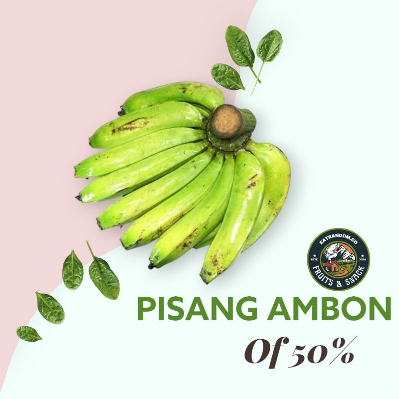 

buah pisang ambon lumut manis super 1kg