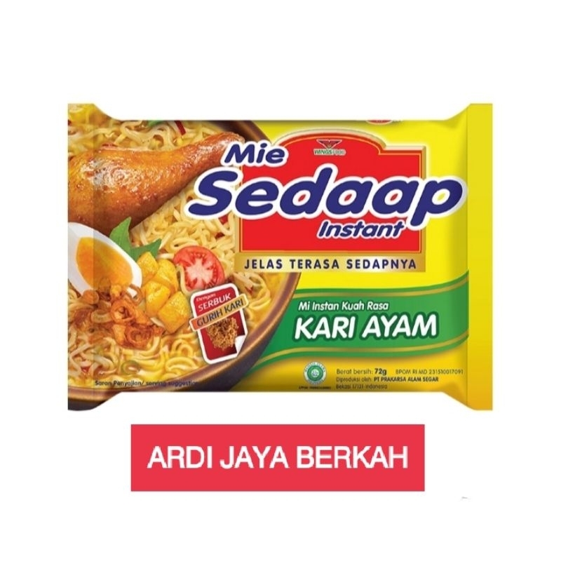 

Mie Sedaap Rasa Kari Ayam 72g