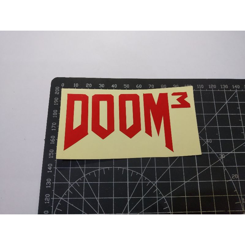 

stiker cutting doom 3