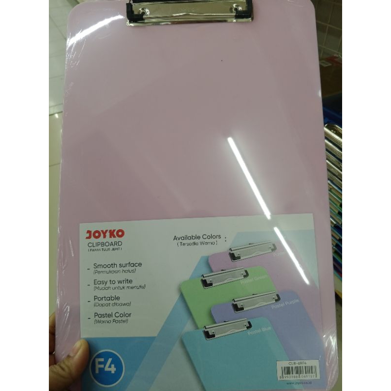 

Alat tulis clipboard merek joyko