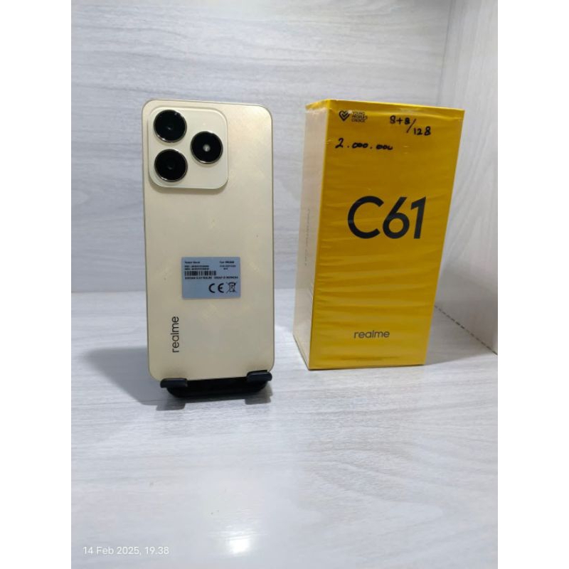 Realme C61 8/128 second fullset bergaransi