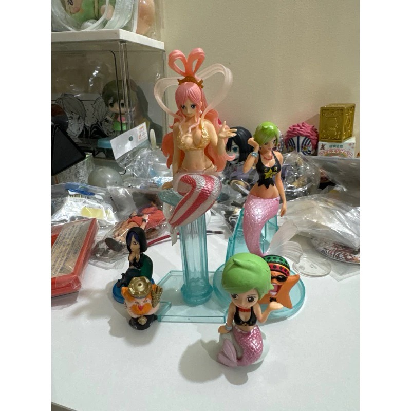 One Piece Shirahoshi Camie Neptune Sharley ORIGINAL JAPAN FIGURE