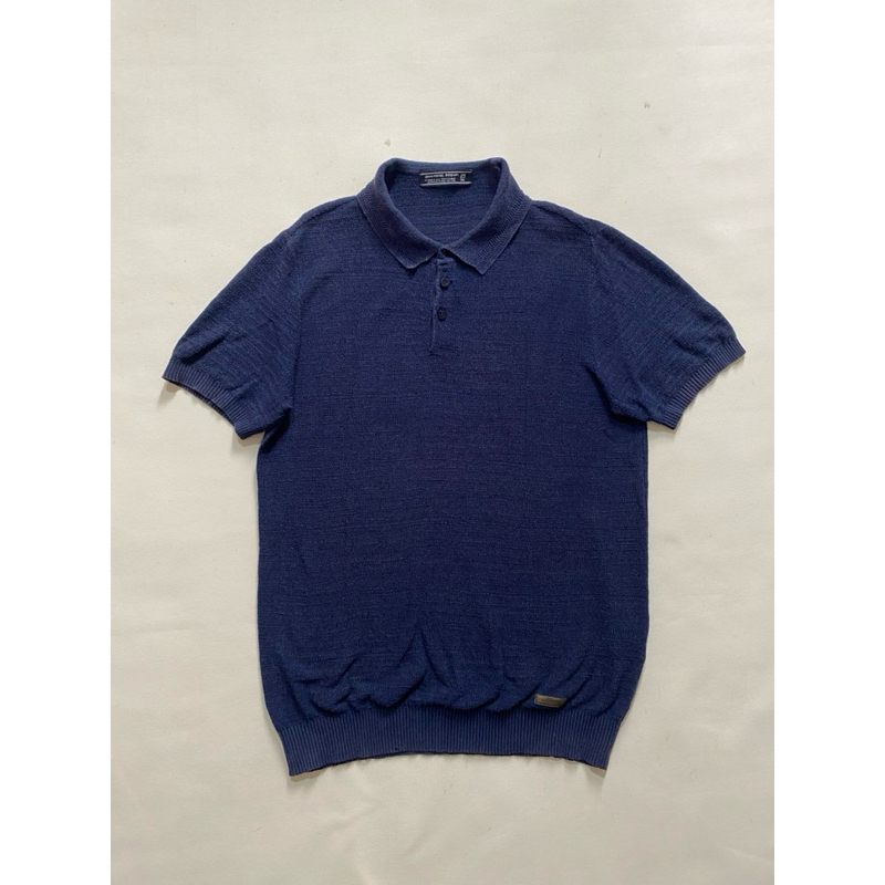 KAOS / T-SHIRT JEAN-MICHEL BASQUIAT NAVY SECOND BEKAS