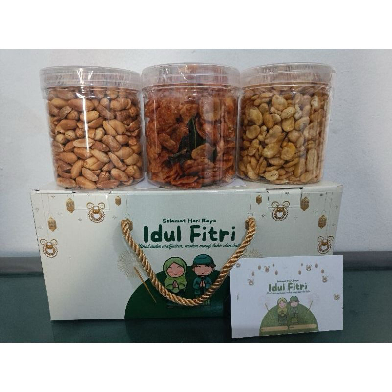 

hampers lebaran 3pcs toples kecil 100gr