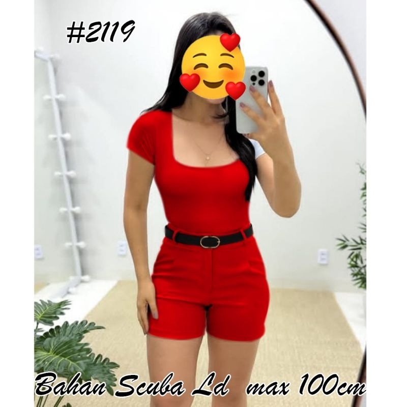 2119 setelan scuba/setelan celana pendek/setelan premium/setelan premium