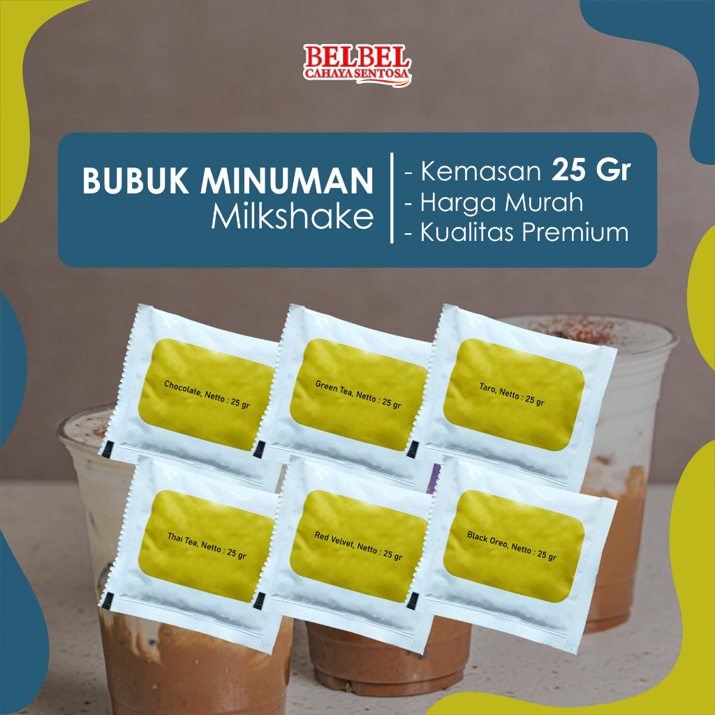 

Sampel Bubuk Minuman Milkshake Premium - Belbel