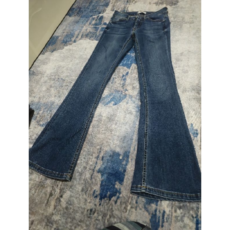 Celana Jeans Cutbray wanita merk Zara Original