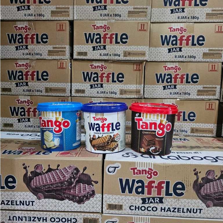 

Tango Wafer Timba 1 Dus Isi 6 - Tango Jar Coklat & Vanila - Tango Waffle Jar Timba - vg.mart