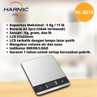 TIMBANGAN KUE DIGITAL - TIMBANGAN DAPUR - TIMBANGAN BUAH HELES HARNIC HL 3213
