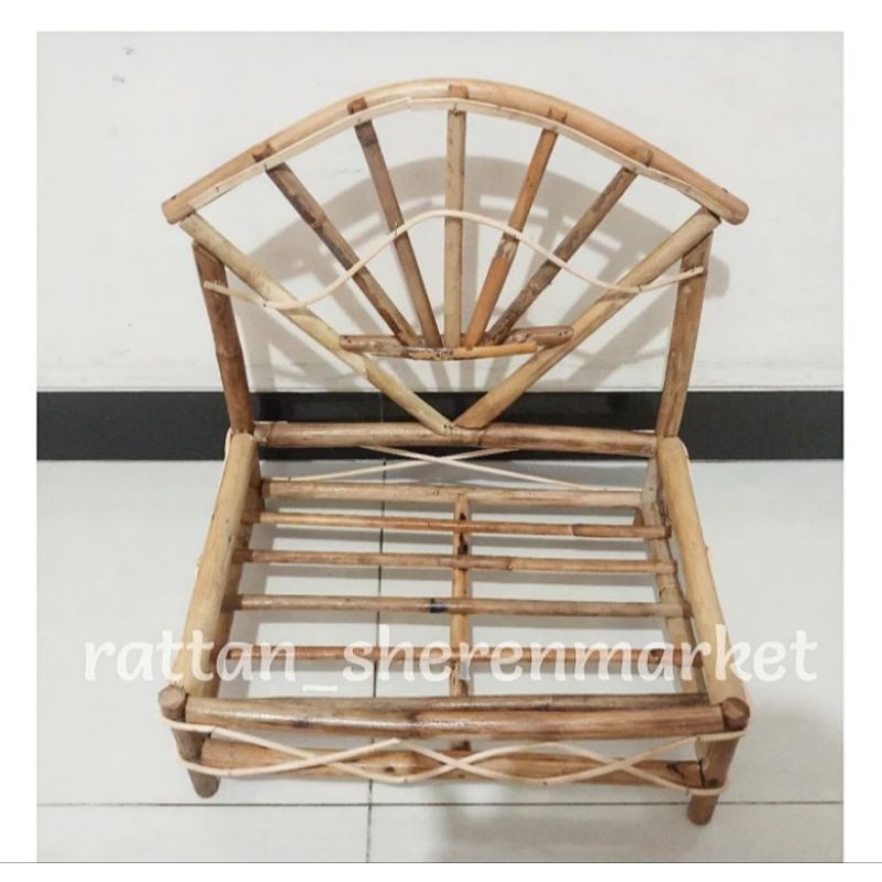 keranjang parcel rotan 1 susun hampers lebaran tahun baru