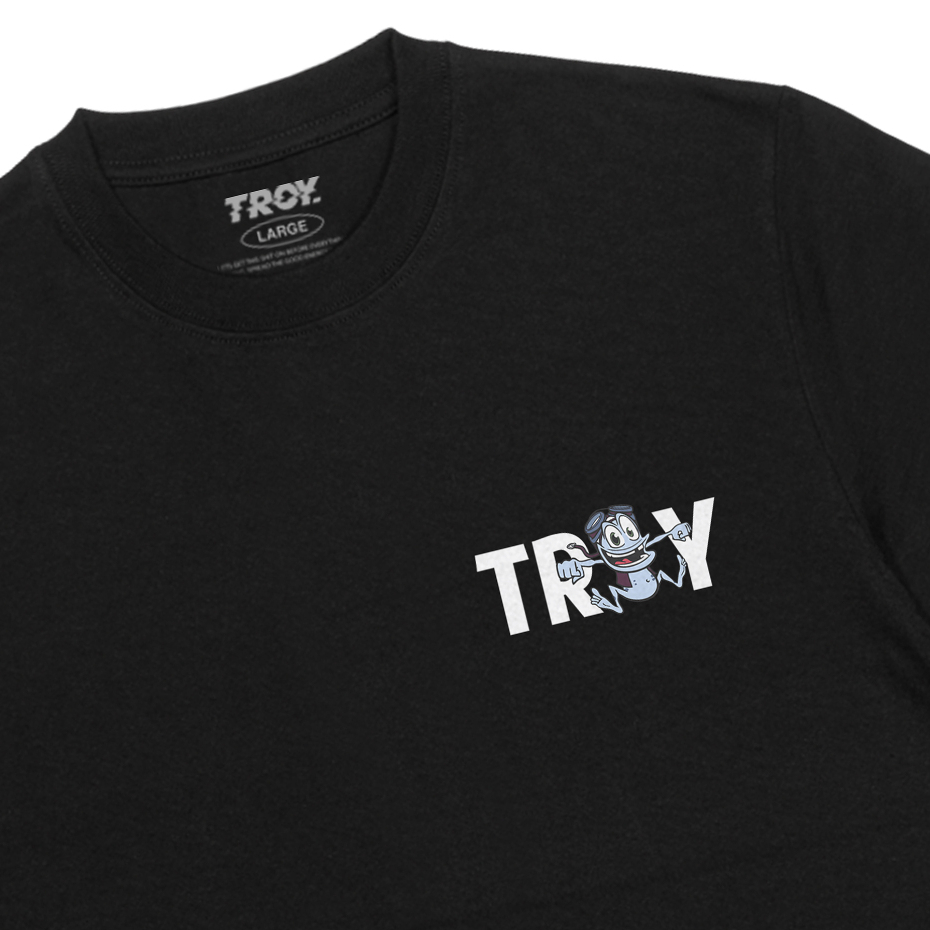 Troy Company Tshirt Black Believe You Can - Kaos Pria Lengan Pendek Hitam MT 2875