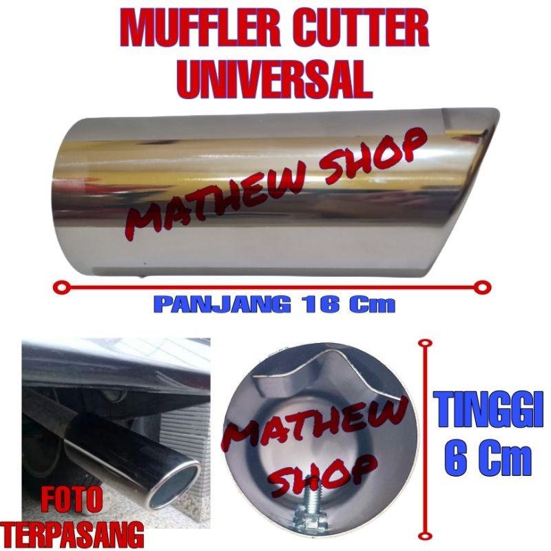 MUFFLER CUTTER / BUNTUT KNALPOT / UJUNG KNALPOT / MUFFLER AVANZA / TOYOTA