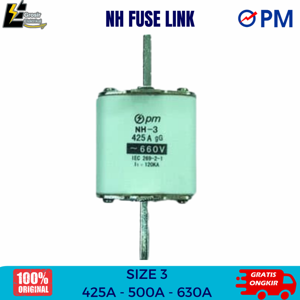 NH FUSE LINK SIZE 3 425A, 500A CIC