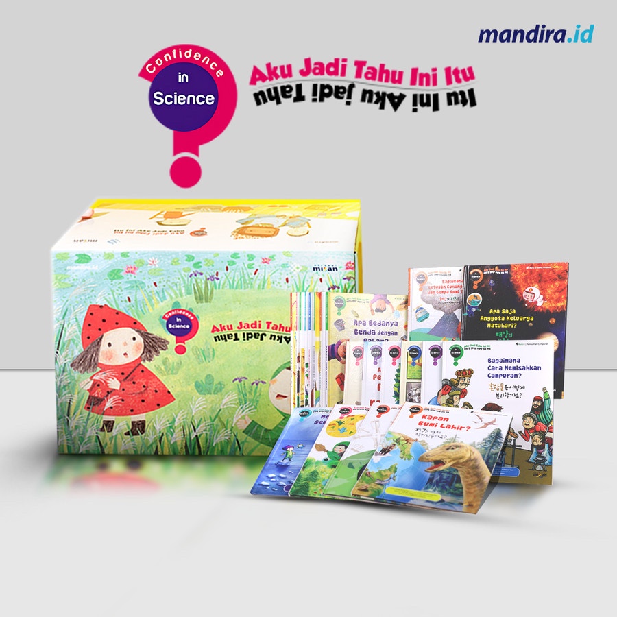 Confidence In Science Aku Jadi Tahu Ini Itu Volume 1 Hardcover/Full Colour: Set 1-3 Buku Sains Cerit
