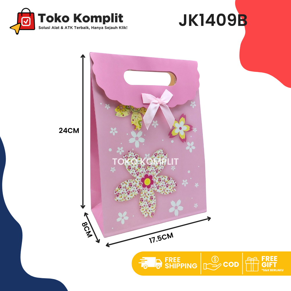 

Komplit - Paper bag Lux Biasa JK1409B/Goodie Bag/Tas Tenteng/Hand Bag/Tas Kado/Tas Hadiah/Shopping Bag