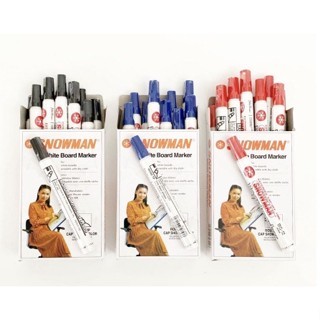 

Spidol WHITEBOARD SNOWMAN BG-12 (12 PCS) BIRU/ Spidol Boardmarker/ Spidol Papan Tulis Snowman BIRU