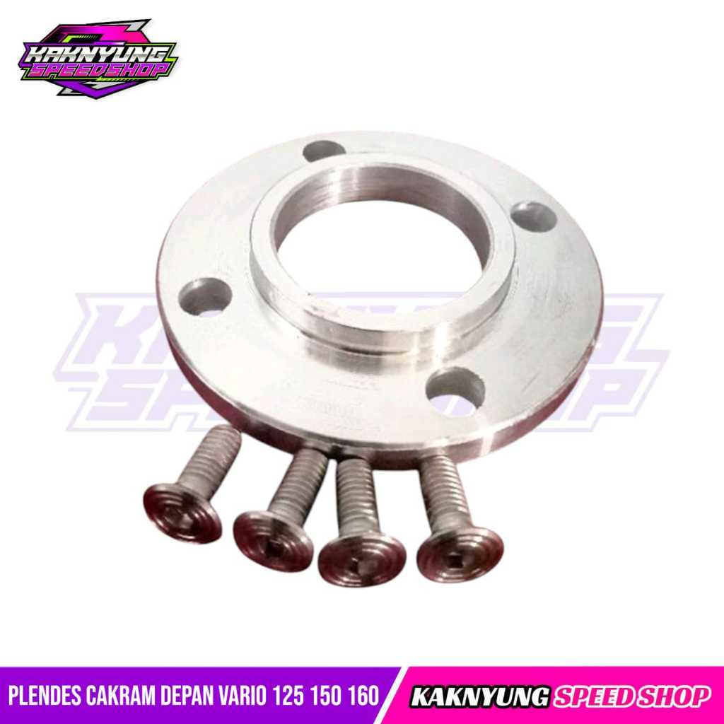 Adaptor Plendes Depan Vario 160 PNP Vario 125 150 Set Baut Cakram