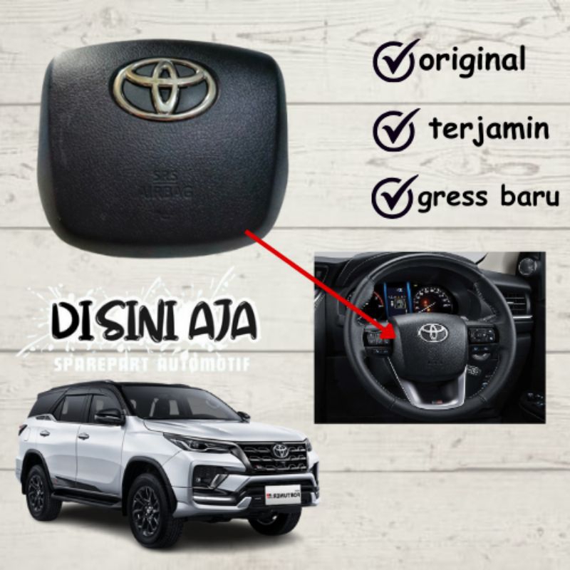 Cover Airbag Fortuner VRZ/ Tutup Stir Fortuner VRZ Original