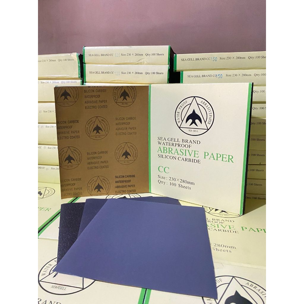 Amplas Duco Lembaran Merk SEAGELL P100-P2000 Amplas Lembaran | SEAGELL BRAND ABRASIVE PAPER AMPLAS W