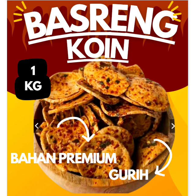 

Basreng koin pedas extra daun jeruk isi 1kg