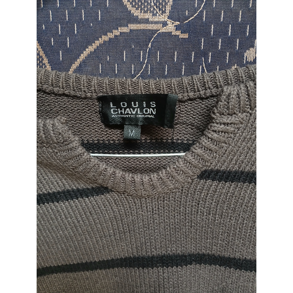 Louis Chavlon Sweater Abu-abu