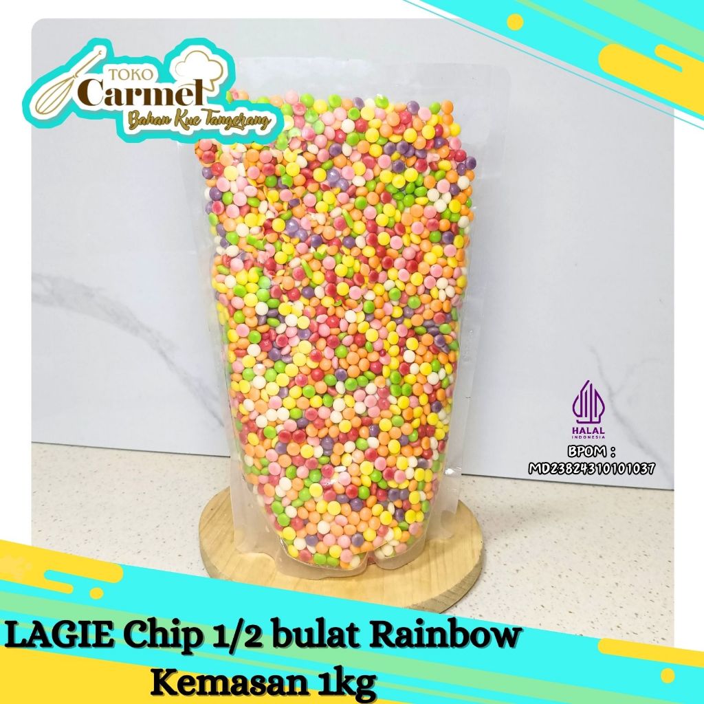 Lagie Coklat Chip 1kg - Choco Chip Bulat 3